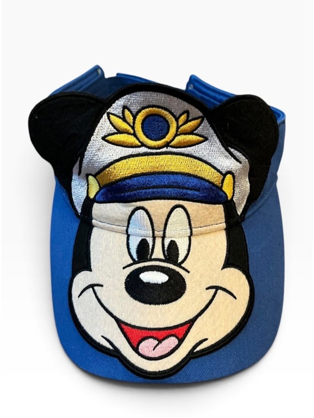 Youth Mickey Mouse Captain Visor Cap Disney Cruise Line Adjustable Hat